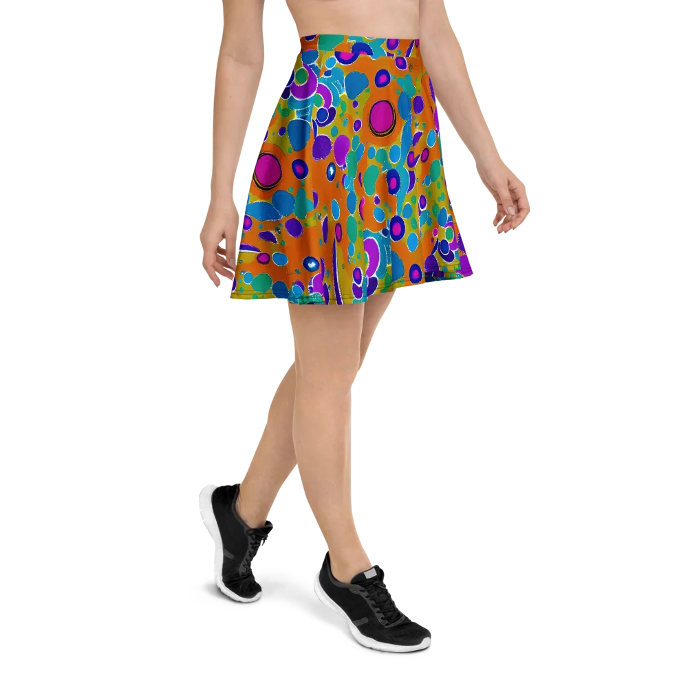 Chromatic Splash on Skater Skirt — Right