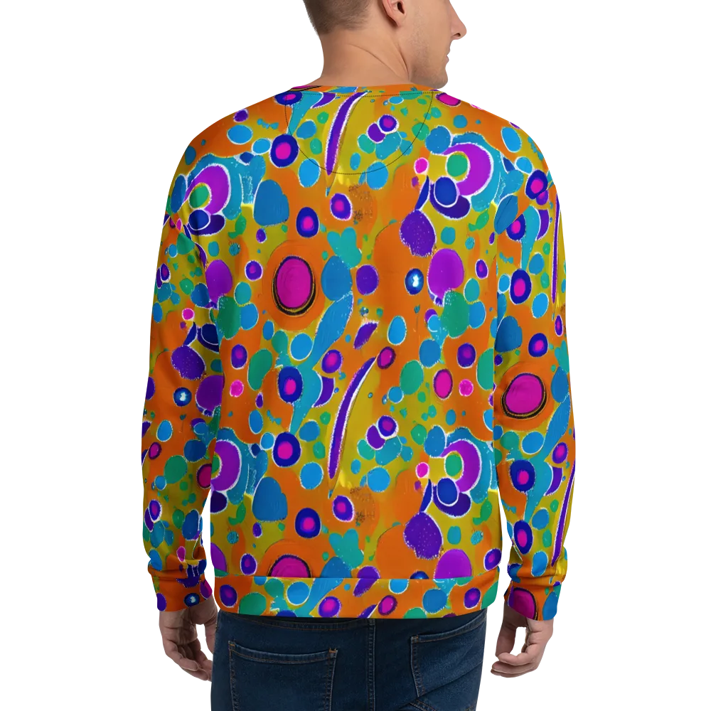 Chromatic Splash on Sweatshirt — Back