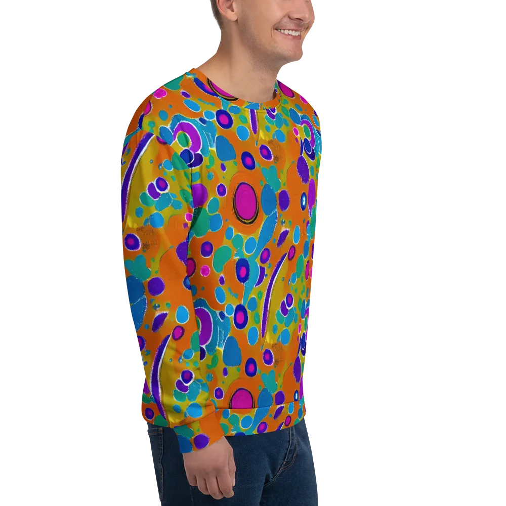 Chromatic Splash on Sweatshirt — Right Front