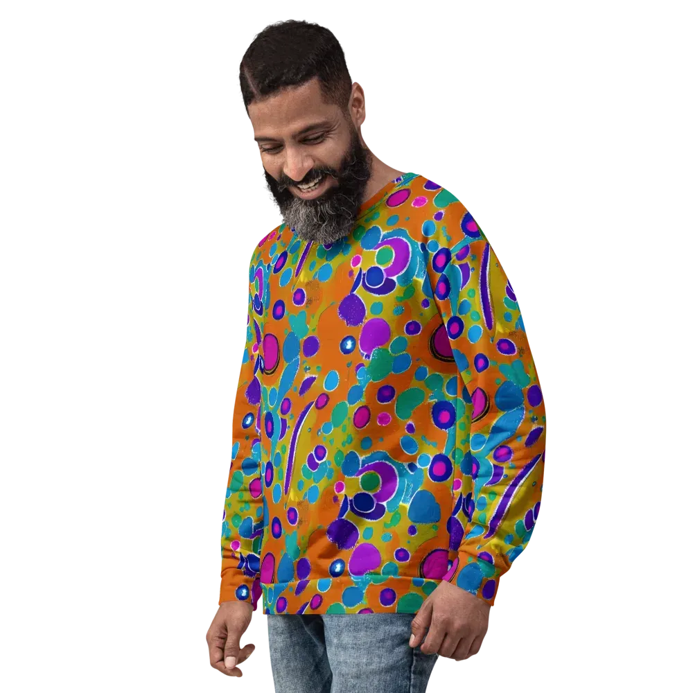 Chromatic Splash on Sweatshirt — Left Front