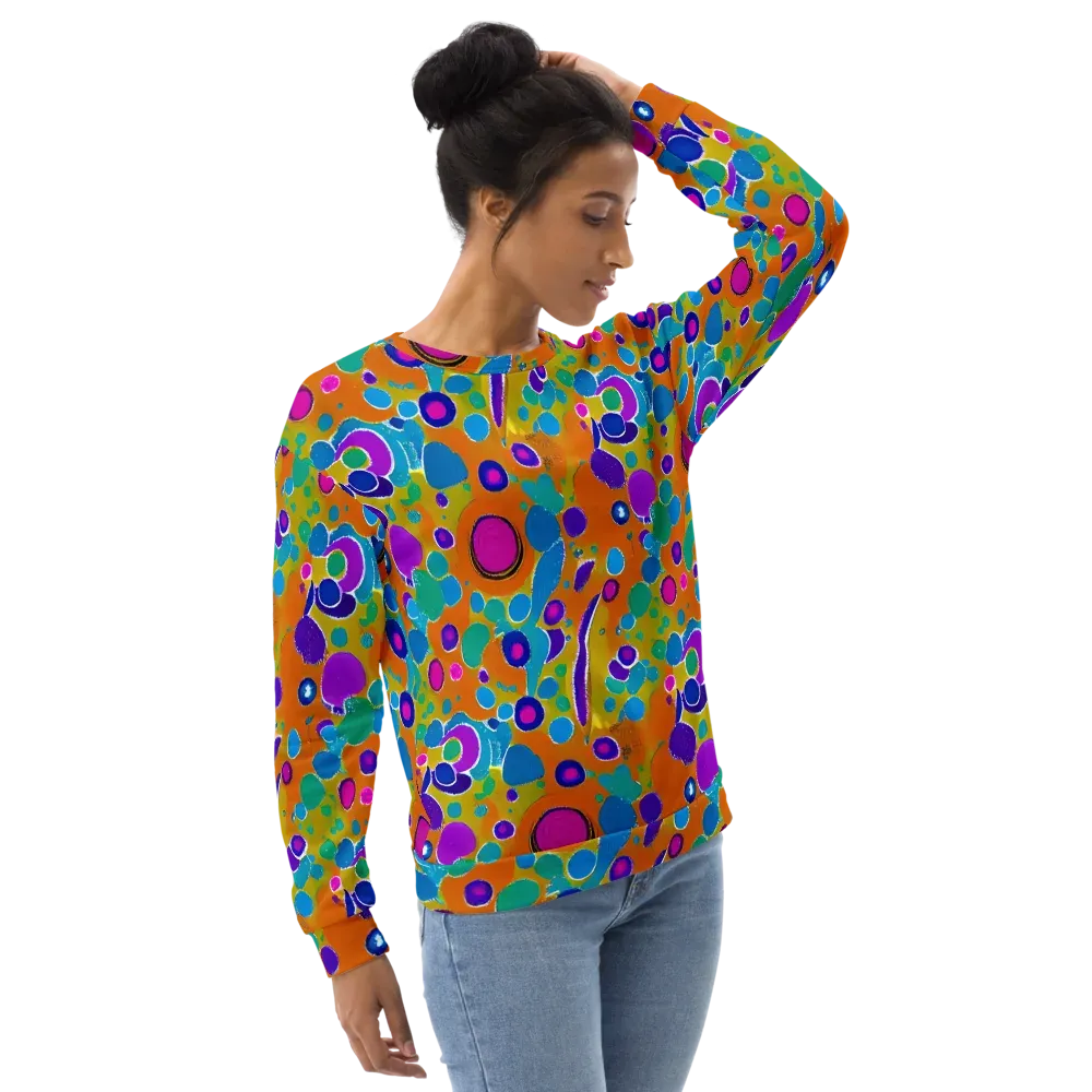 Chromatic Splash on Sweatshirt — Right Front