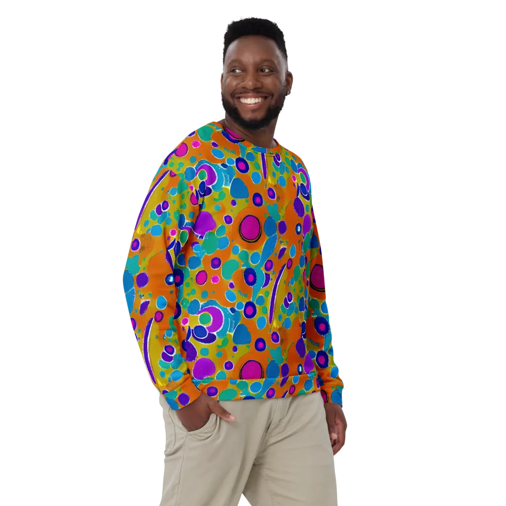Chromatic Splash on Sweatshirt — Front