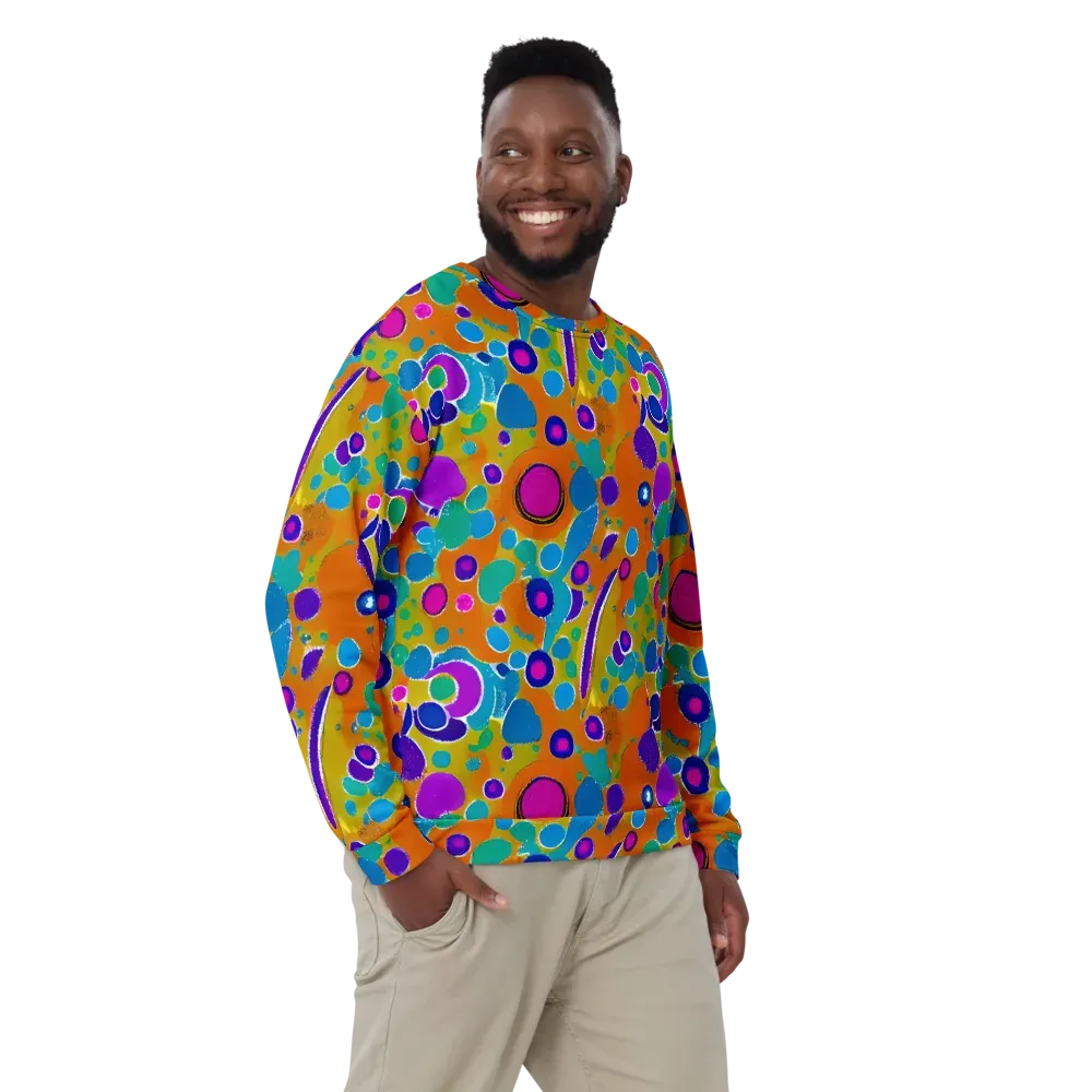 Chromatic Splash on Sweatshirt — Front