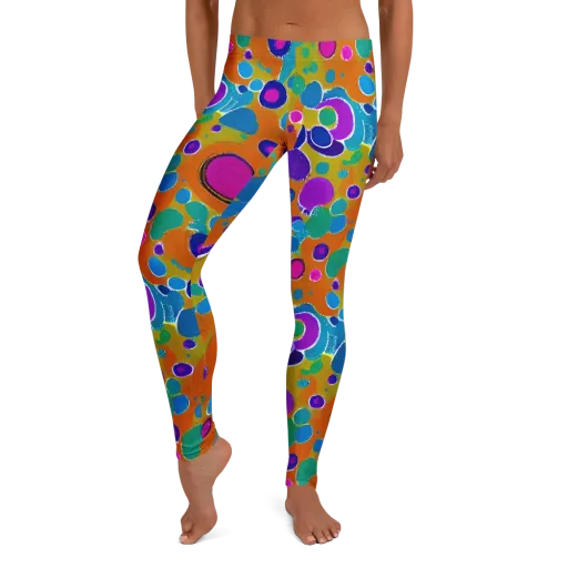 Chromatic Splash on a Leggings
