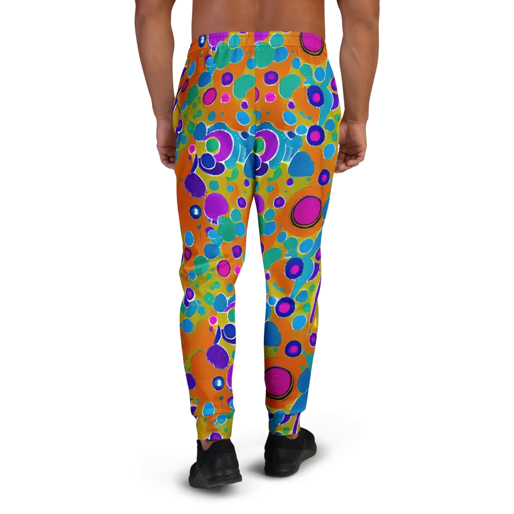Chromatic Splash on Men's Joggers — Back