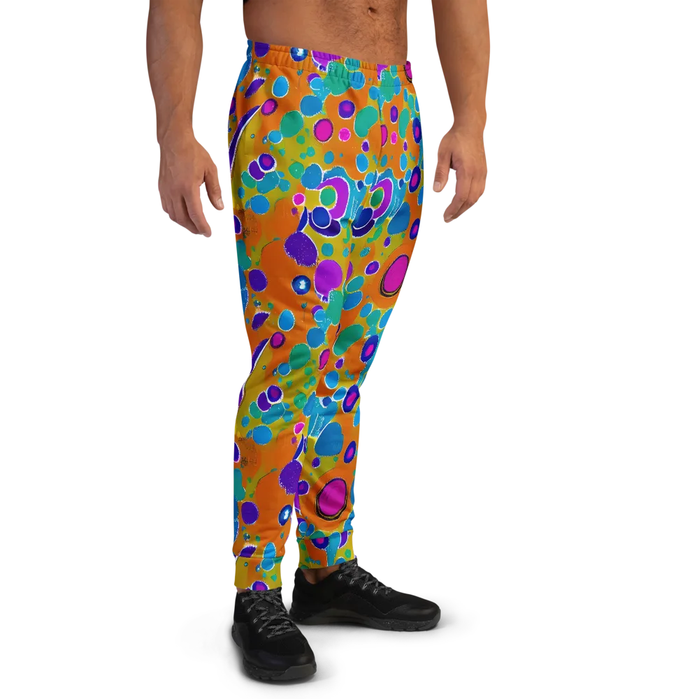 Chromatic Splash on Men's Joggers — Right