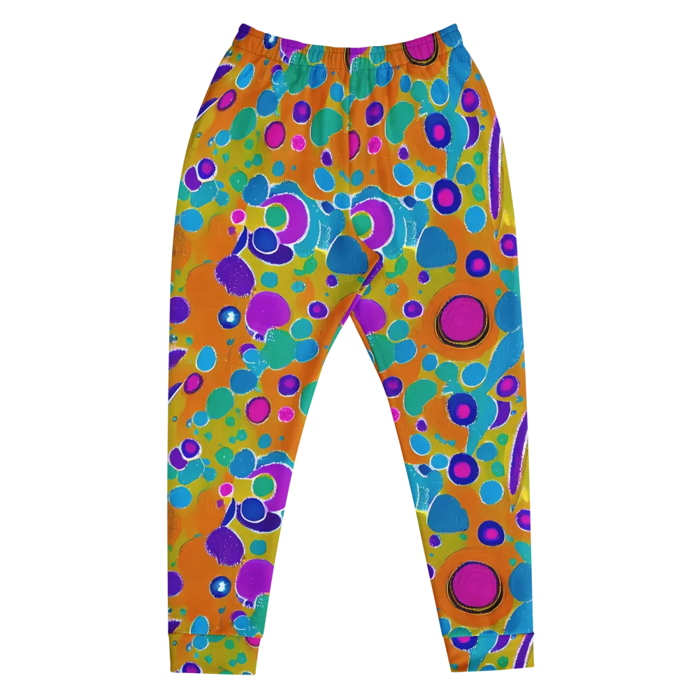 Chromatic Splash on Men's Joggers — Front