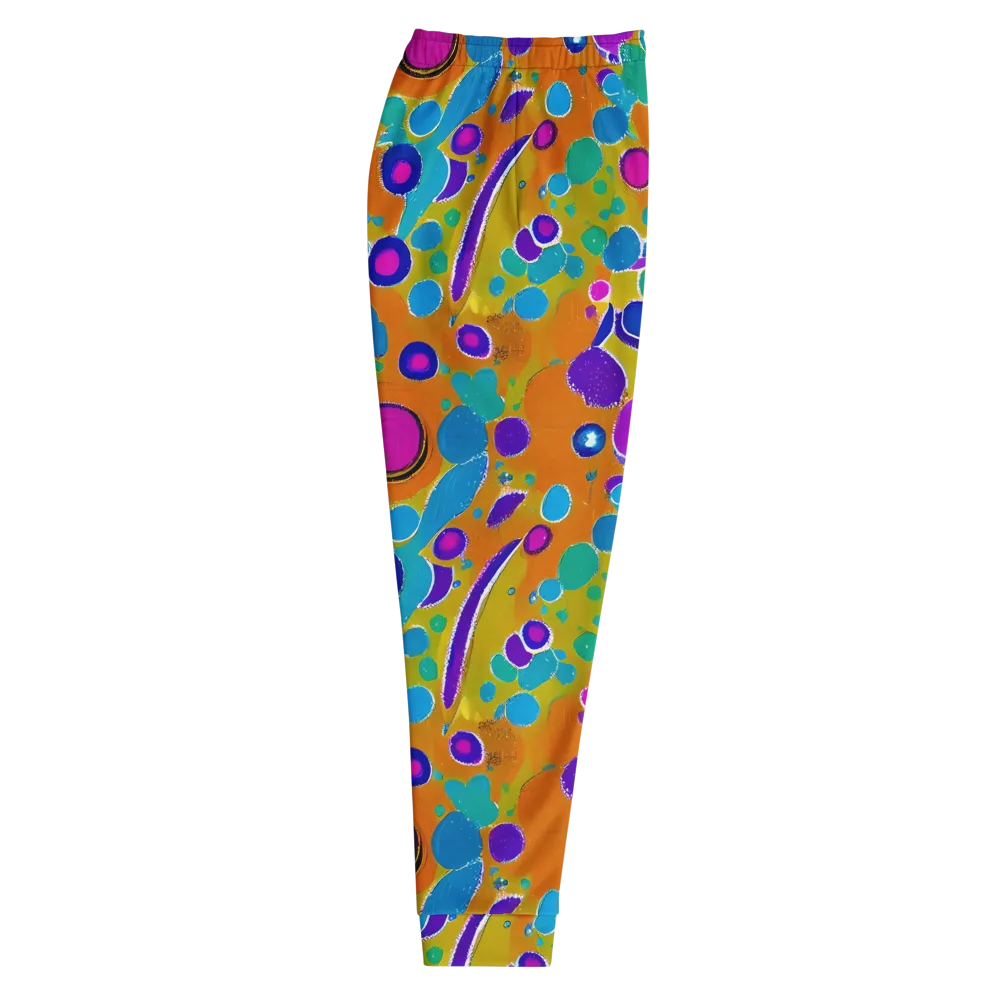 Chromatic Splash on Men's Joggers — Right