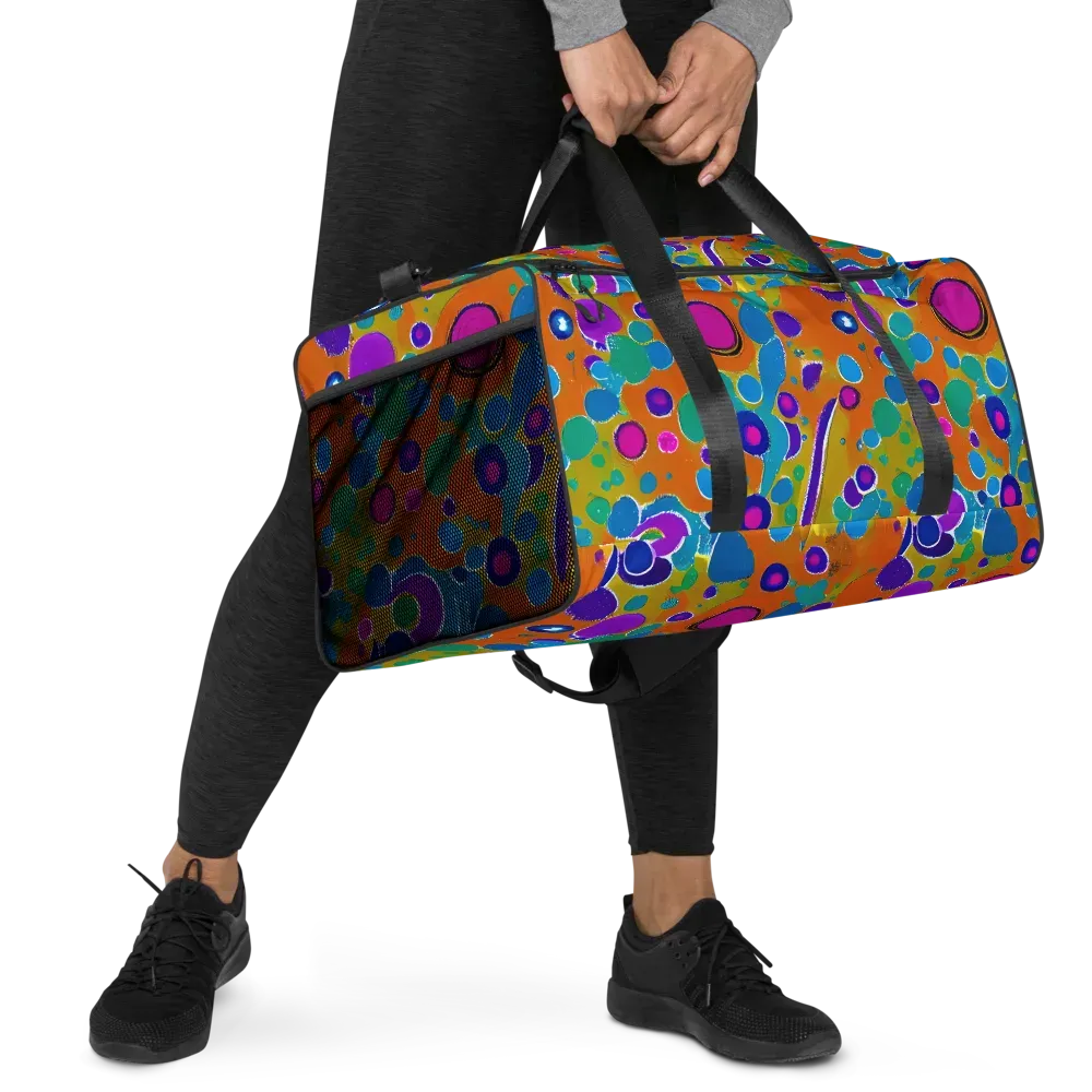 Chromatic Splash on Duffle Bag — Right Front