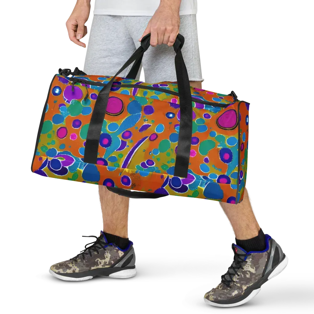 Chromatic Splash on Duffle Bag — Front