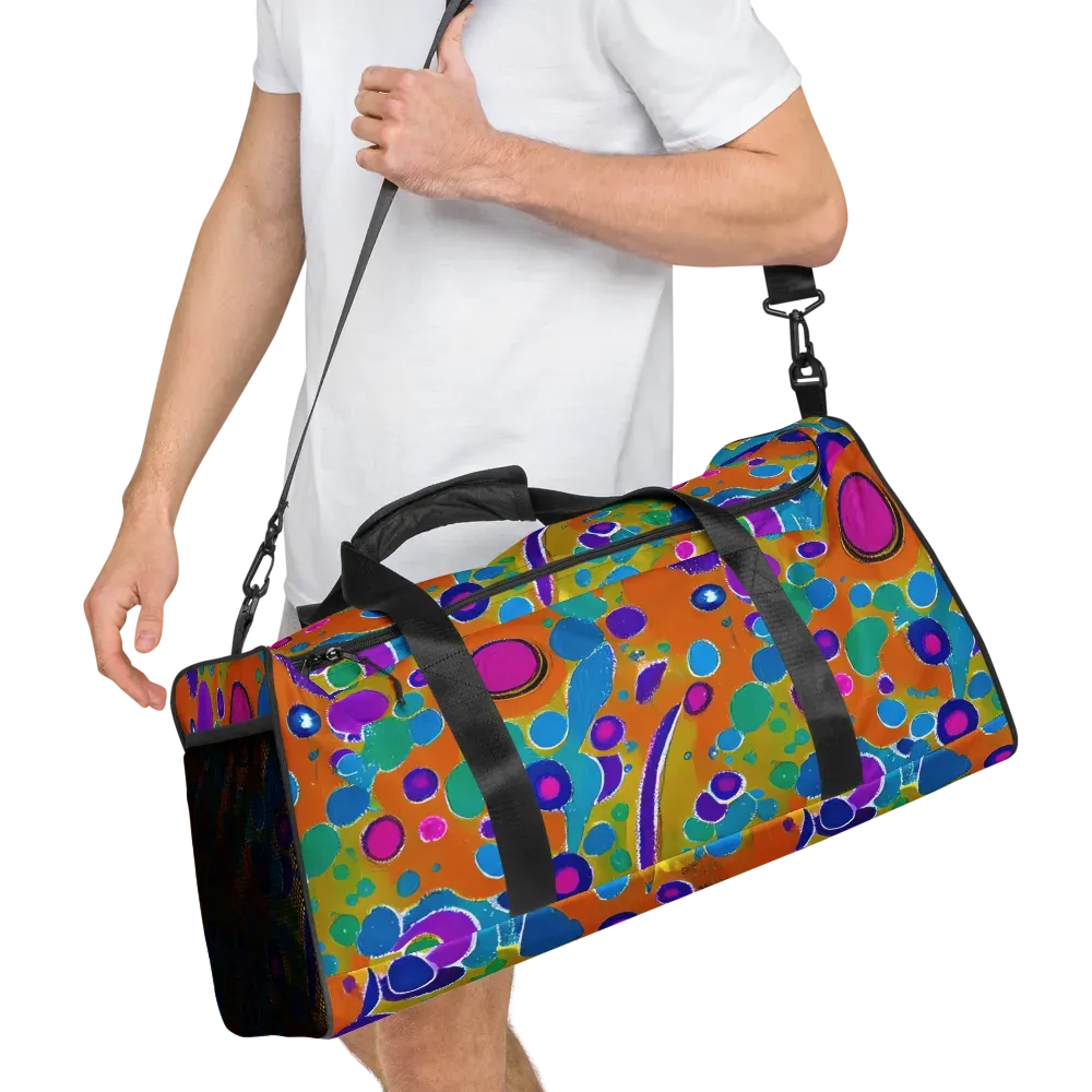 Chromatic Splash on Duffle Bag — Right Front