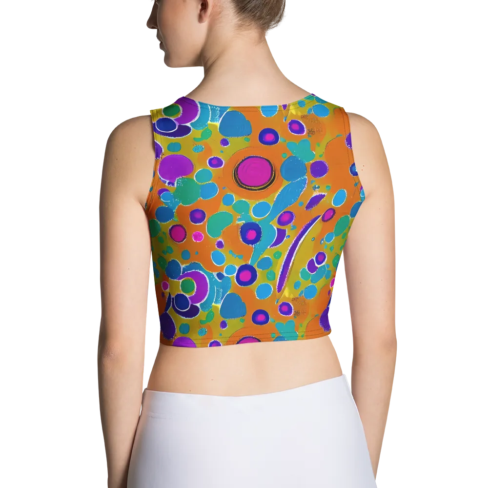 Chromatic Splash on Crop Top — Back
