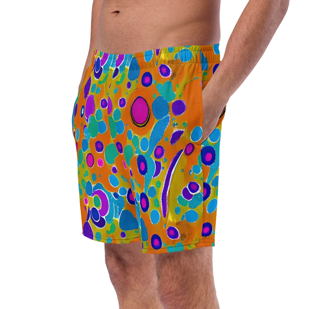 Chromatic Splash on Swim Trunks — Left Front