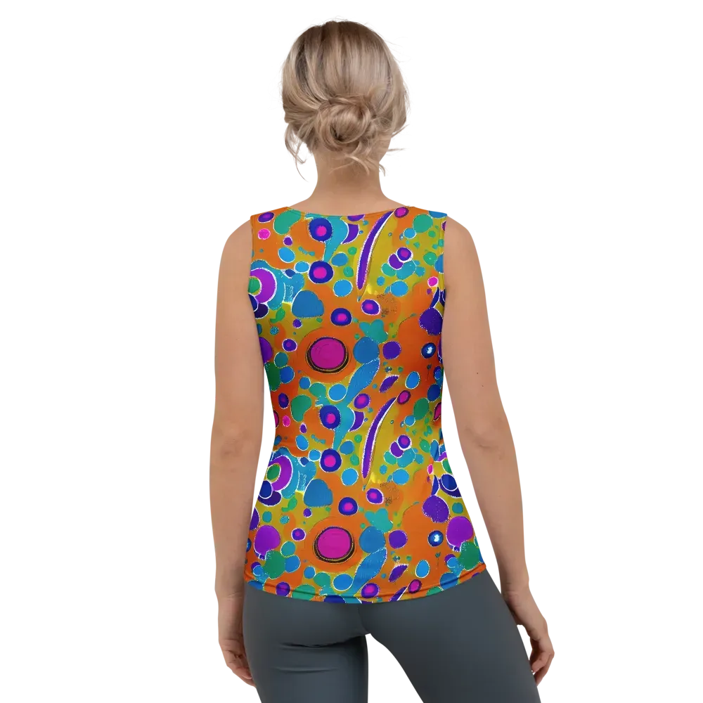 Chromatic Splash on Women's Tank Top — Back