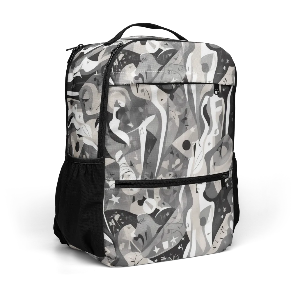 Moonlit Figures on Utility Backpack — Right Front