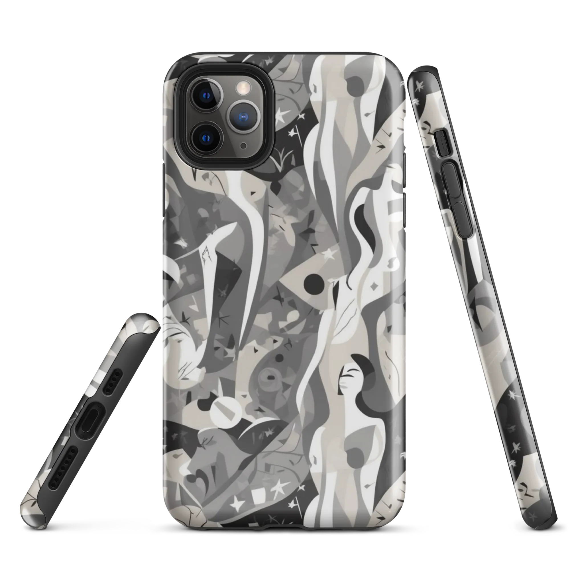 Moonlit Figures on Tough Case for iPhone® — Front