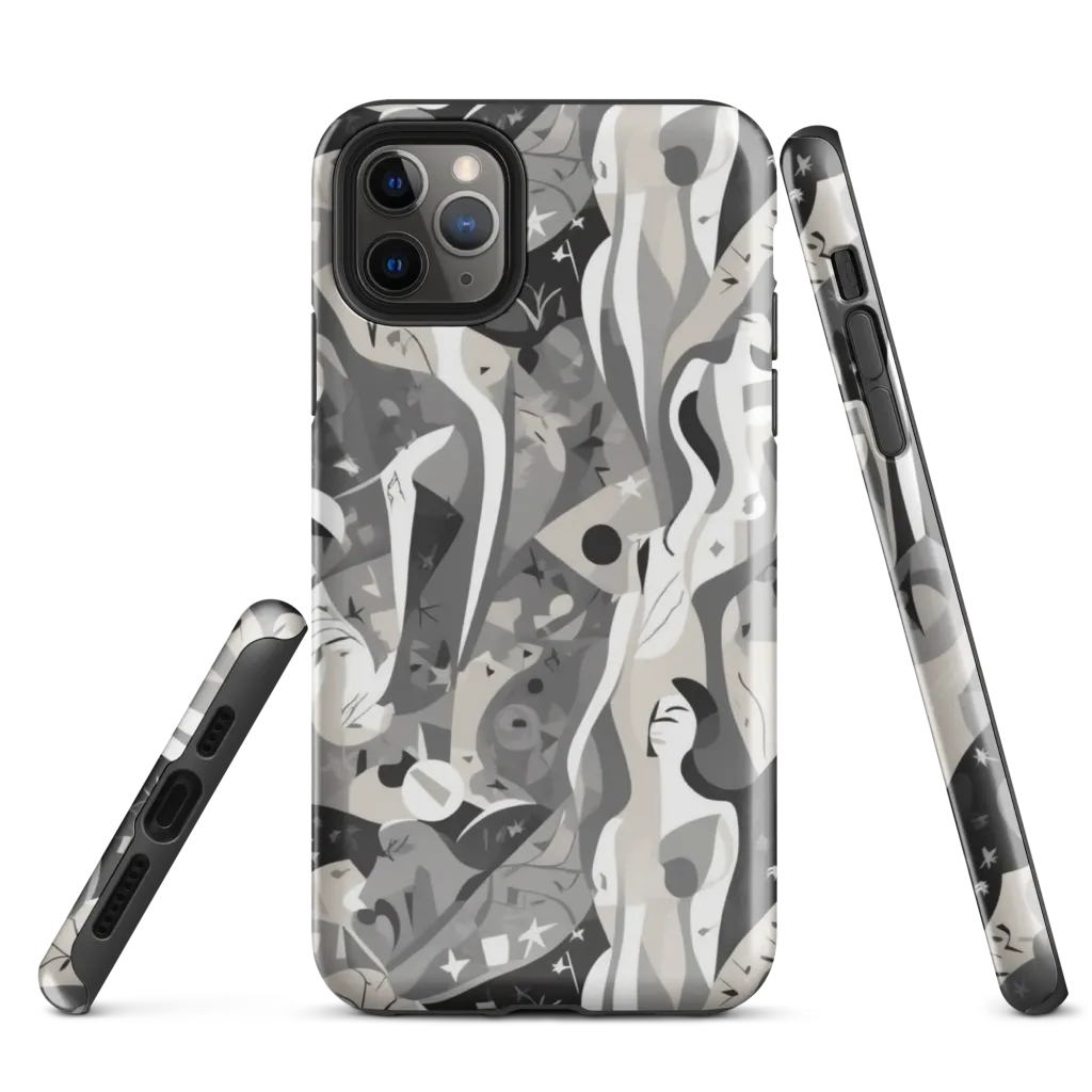 Moonlit Figures on Tough Case for iPhone® — Front