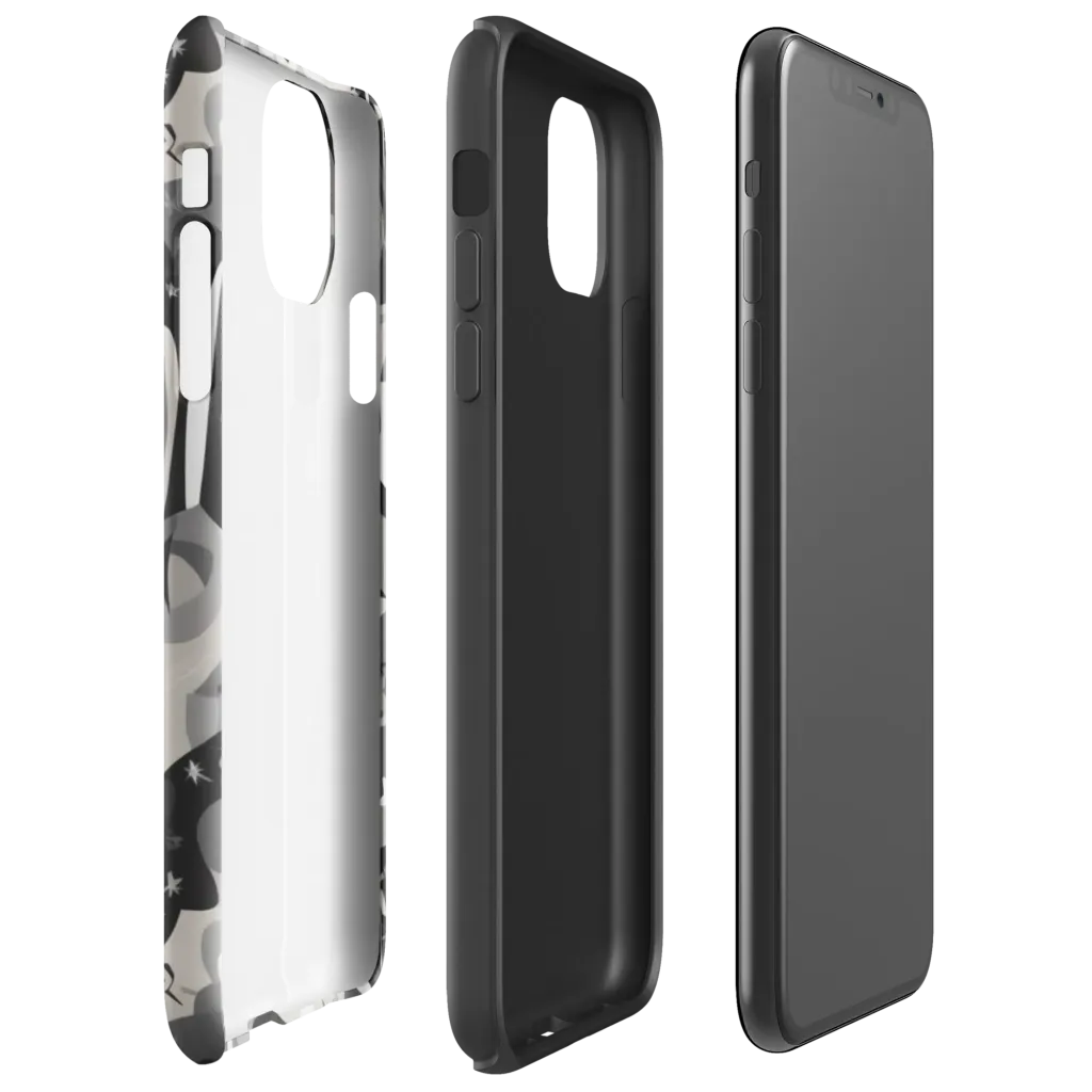 Moonlit Figures on Tough Case for iPhone® — Right