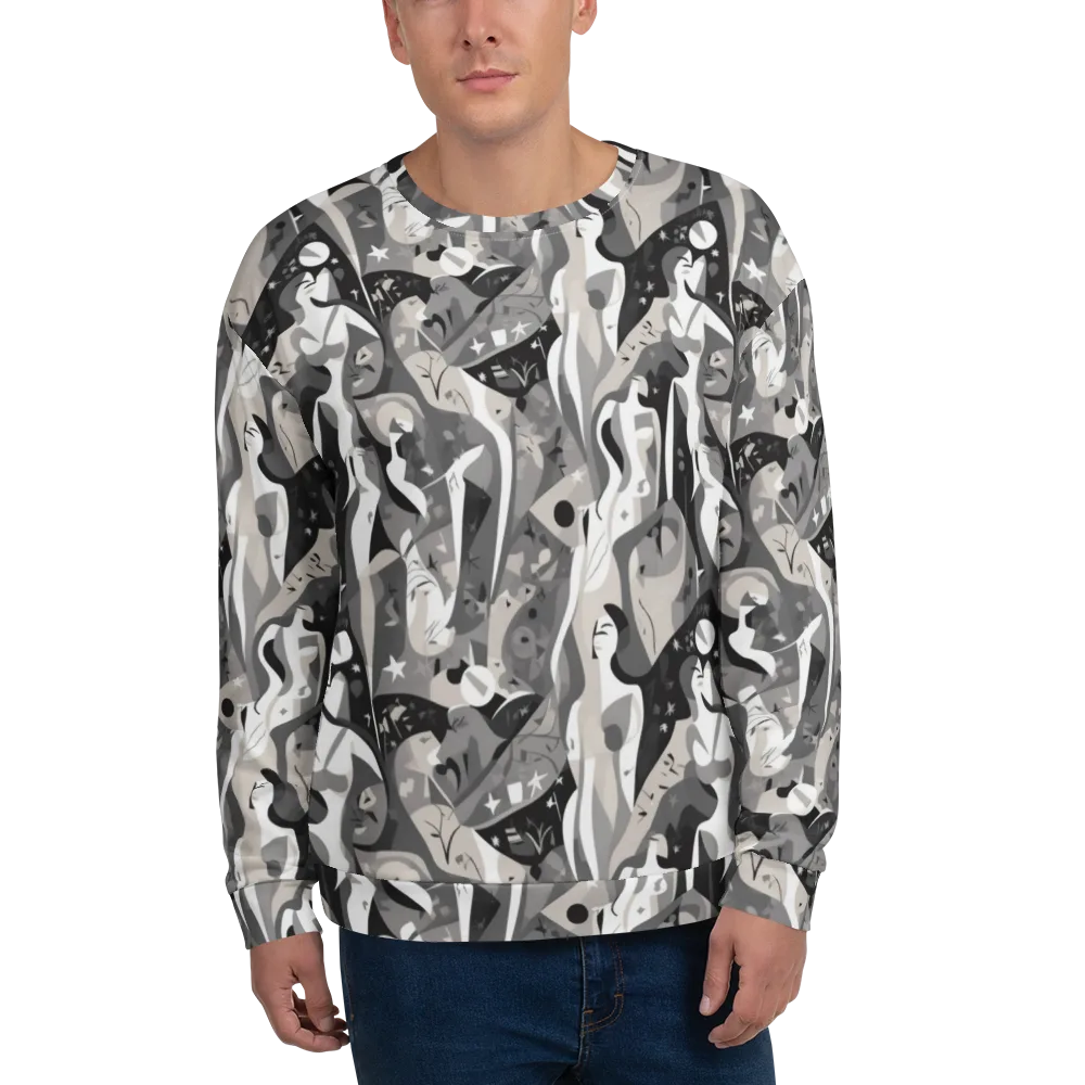 Moonlit Figures on Sweatshirt — Front