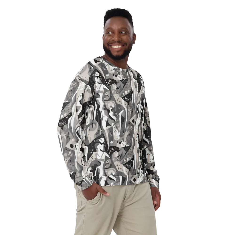 Moonlit Figures on Sweatshirt — Front