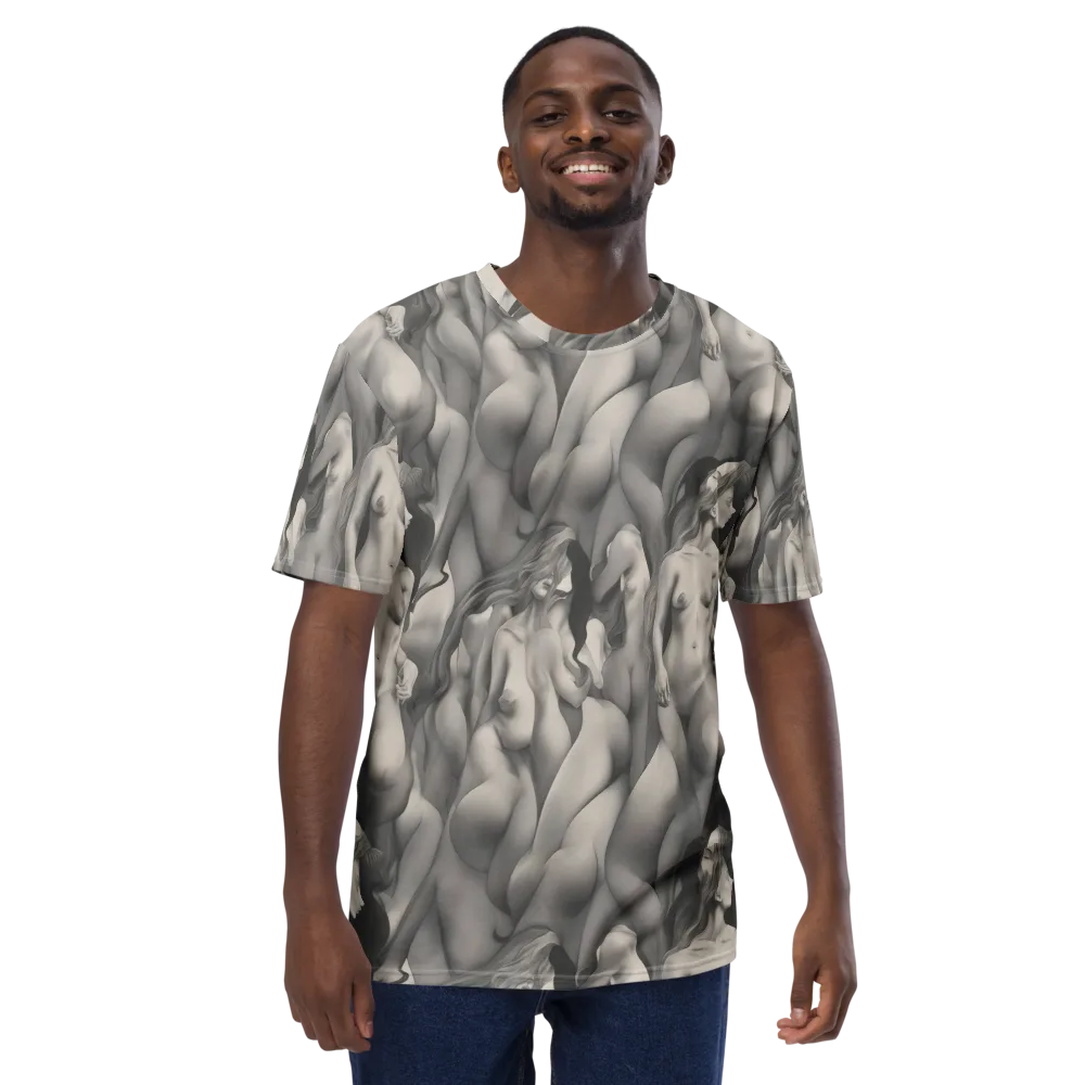 Silver Sirens on Men's Crew Neck T-Shirt — Front