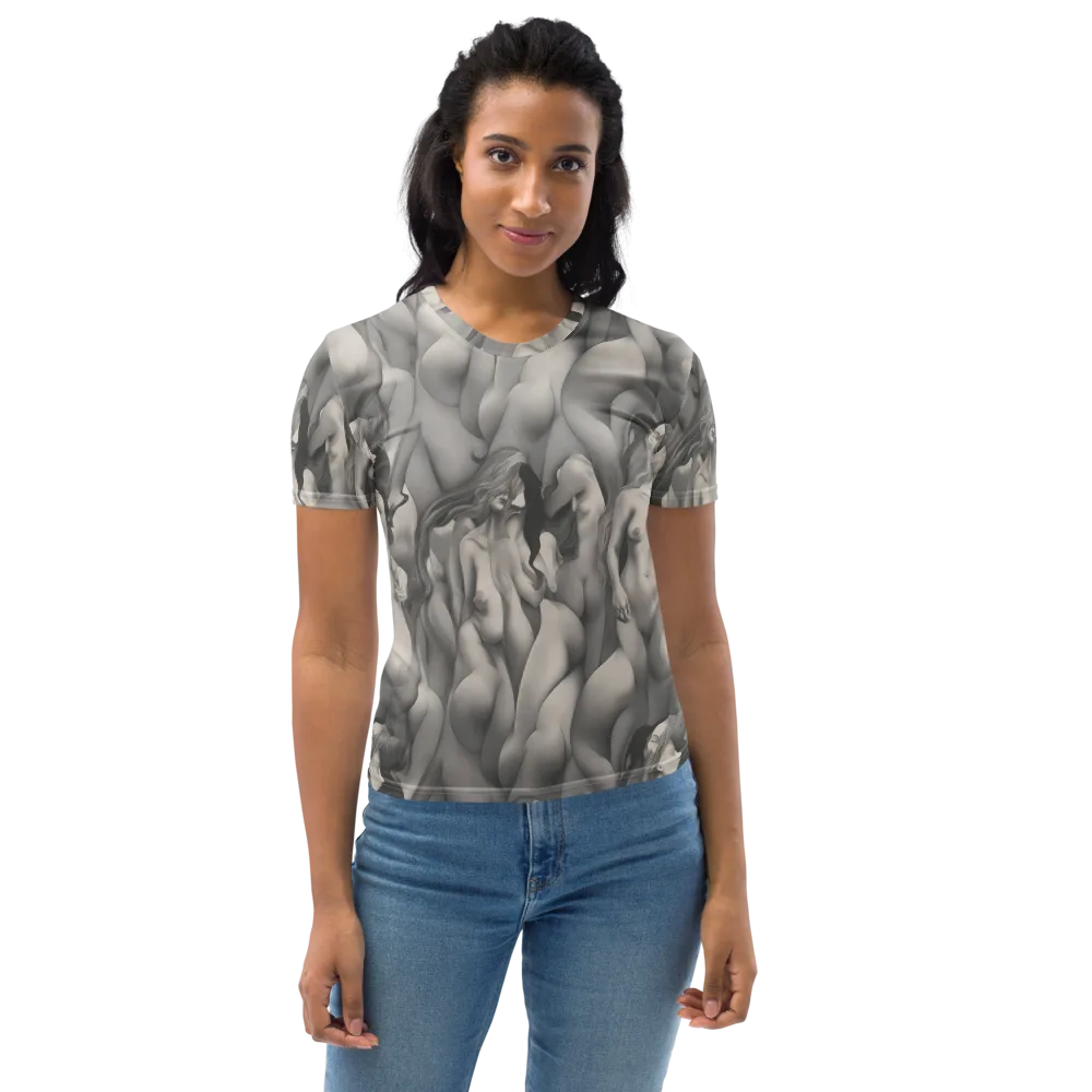 Silver Sirens on Women's Crew Neck T-Shirt — Front
