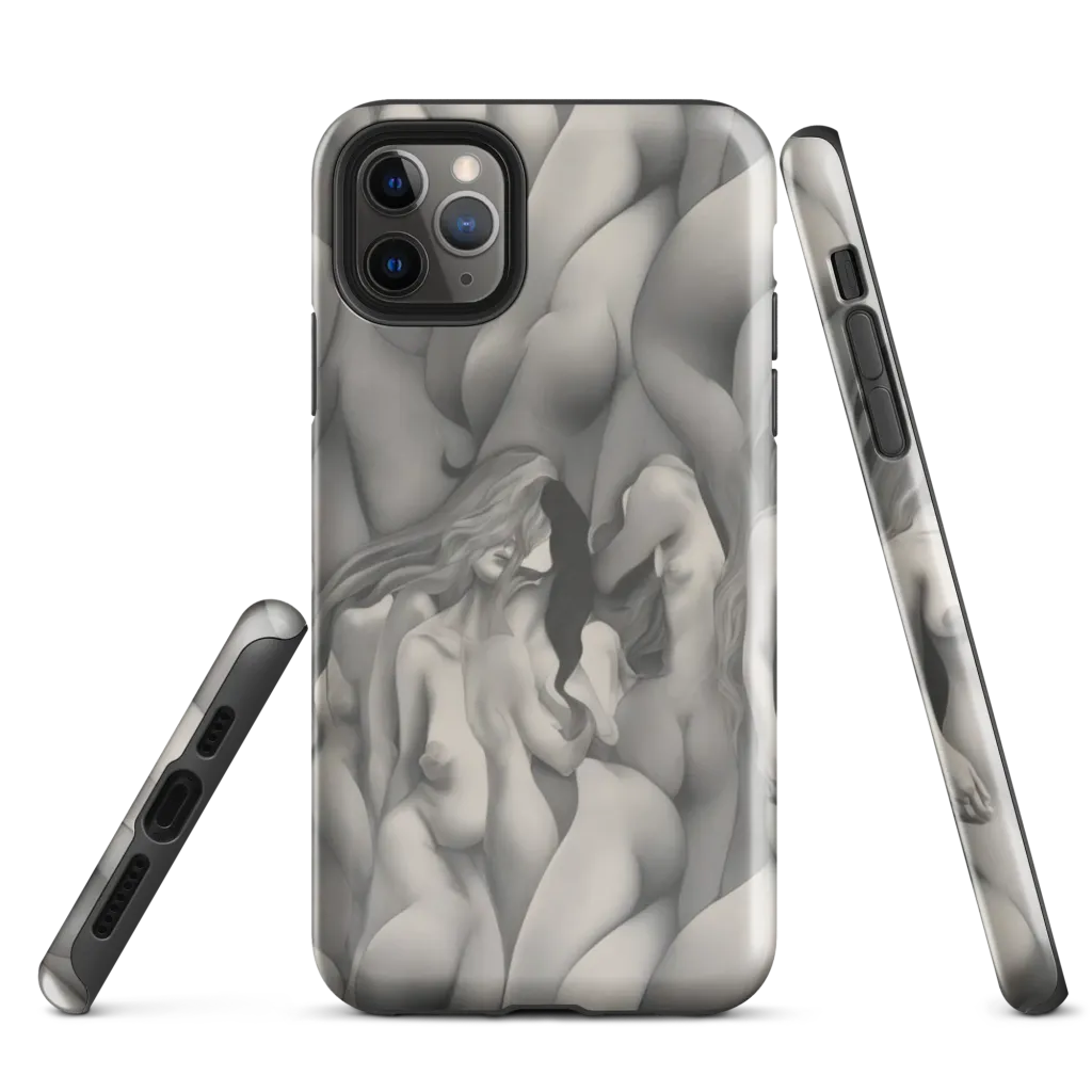 Silver Sirens on Tough Case for iPhone® — Front