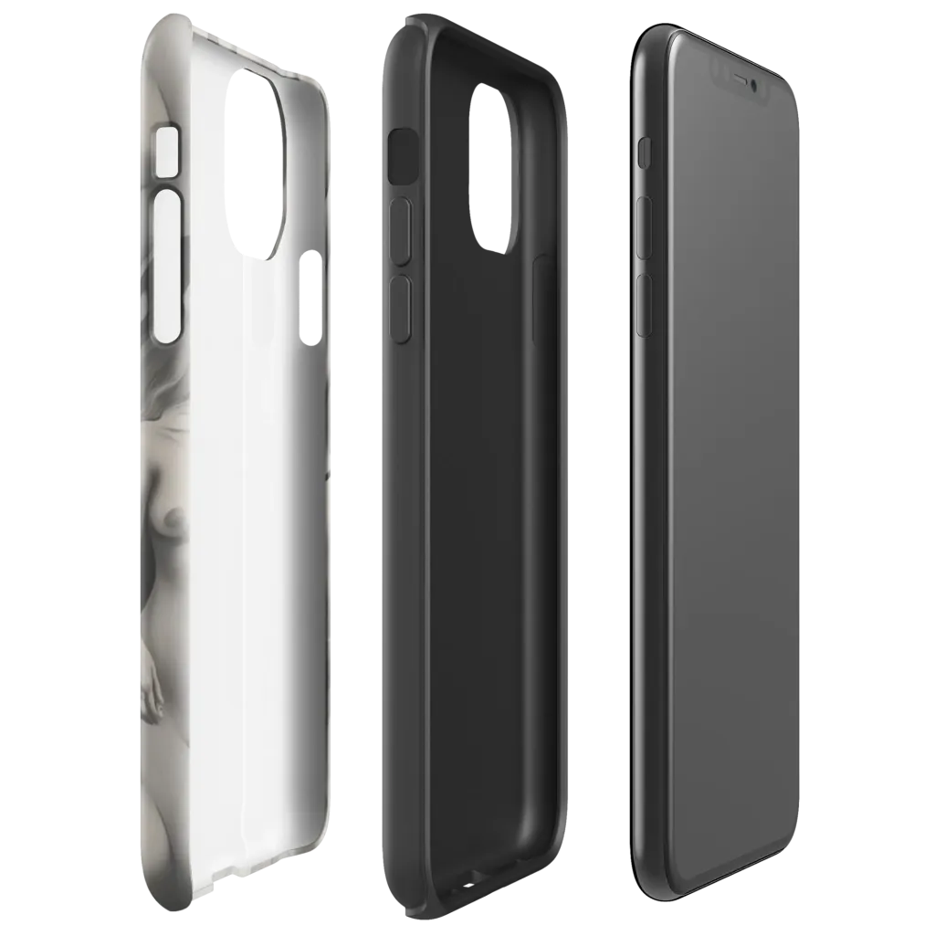 Silver Sirens on Tough Case for iPhone® — Right