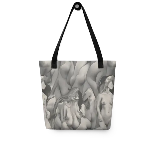 Silver Sirens on a Tote Bag