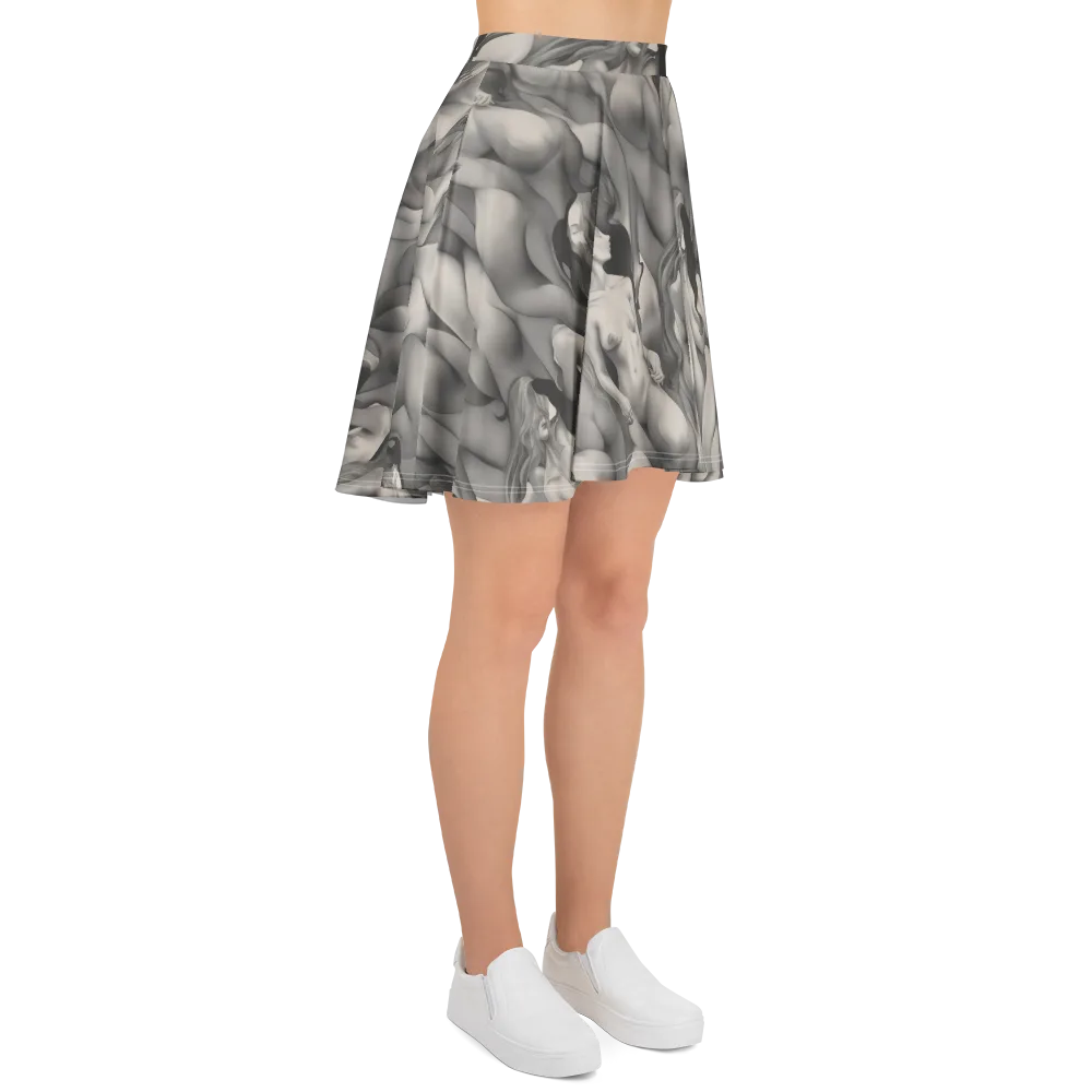 Silver Sirens on Skater Skirt — Right
