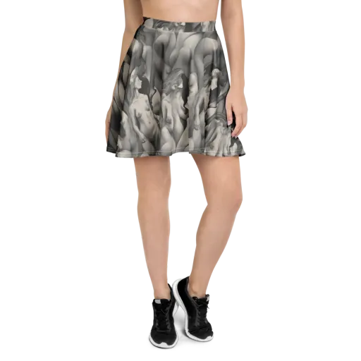 Silver Sirens on a Skater Skirt