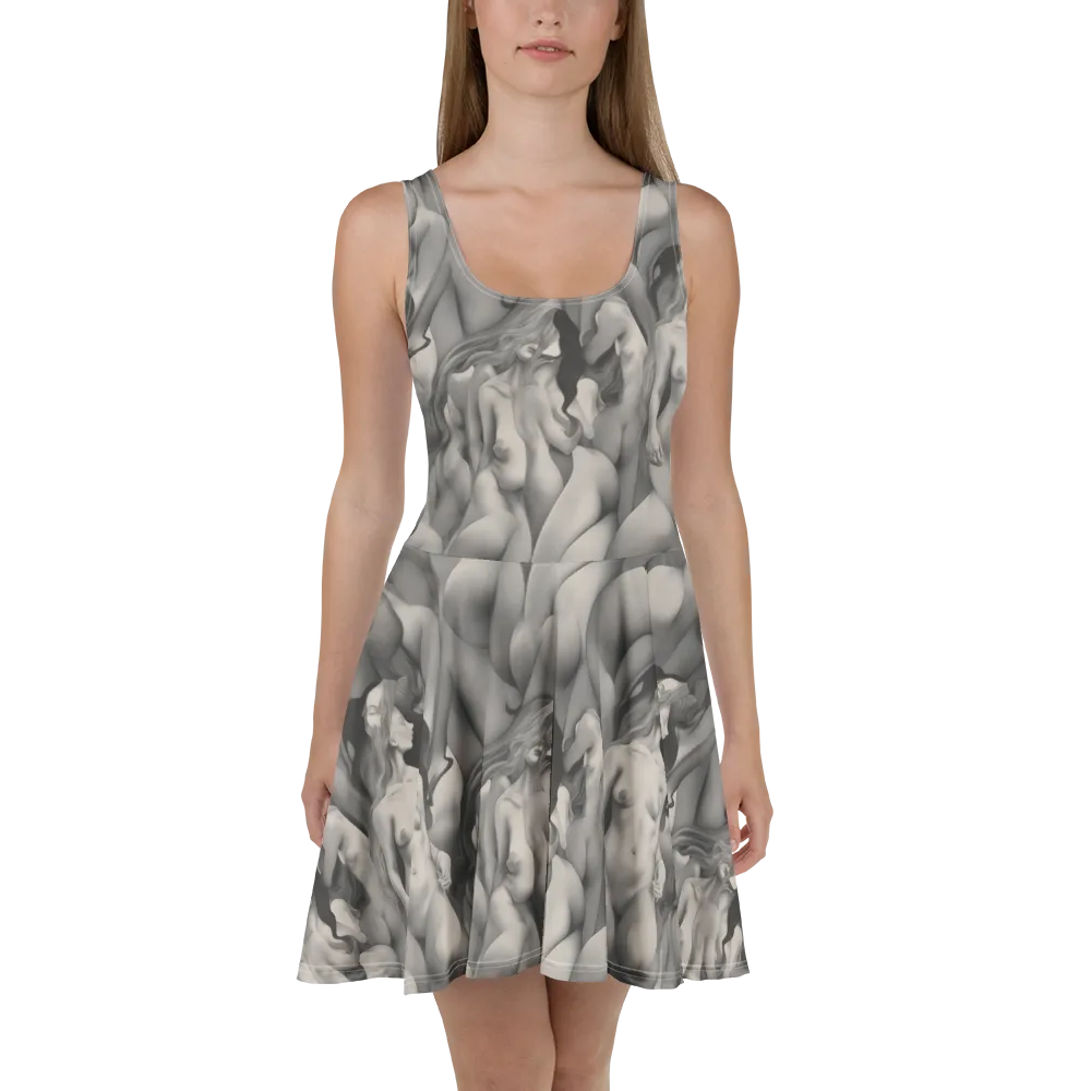 Silver Sirens on Skater Dress — Front