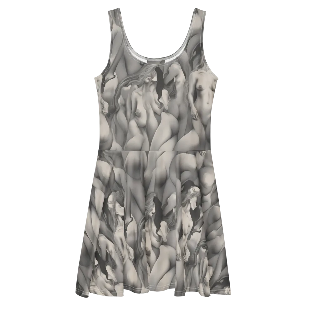 Silver Sirens on Skater Dress — Front