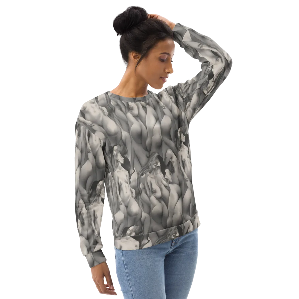 Silver Sirens on Sweatshirt — Right Front