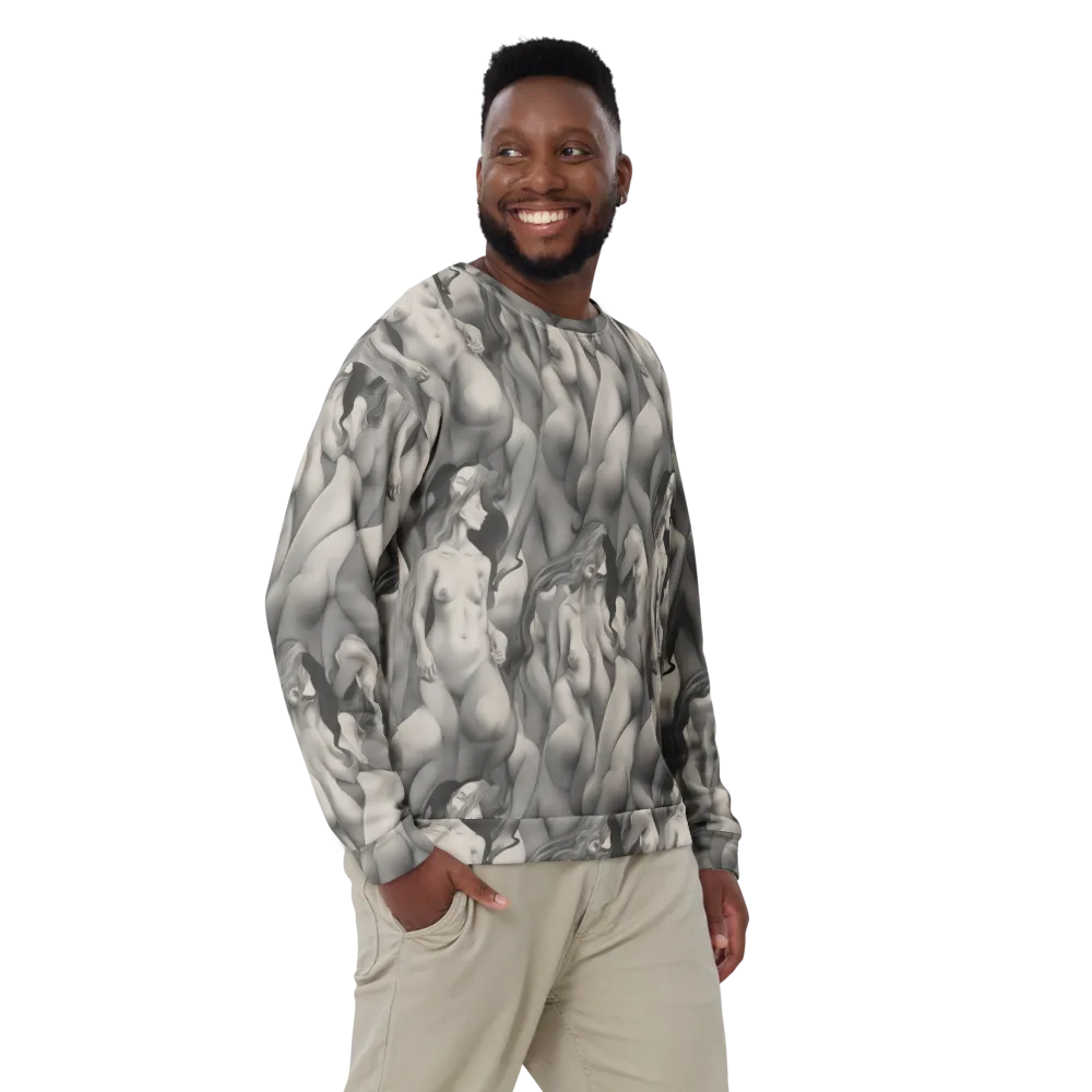 Silver Sirens on Sweatshirt — Front