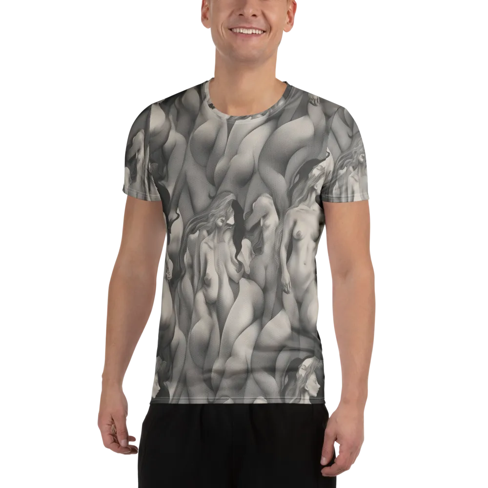 Silver Sirens on Men's Athletic T-Shirt — Front