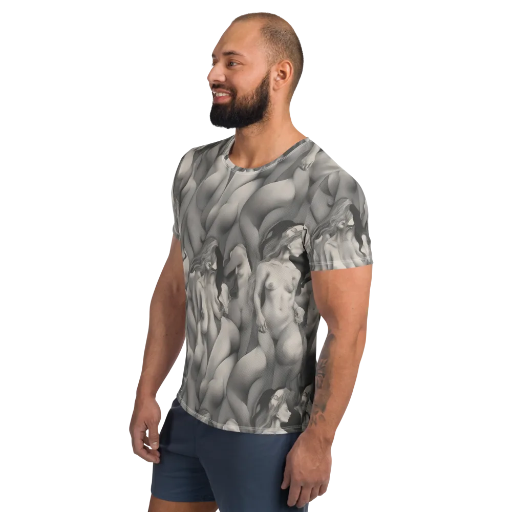 Silver Sirens on Men's Athletic T-Shirt — Left