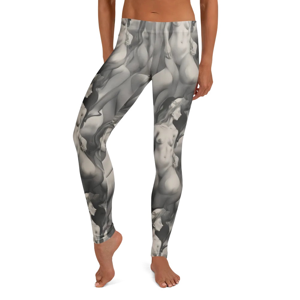 Silver Sirens on Leggings — Front
