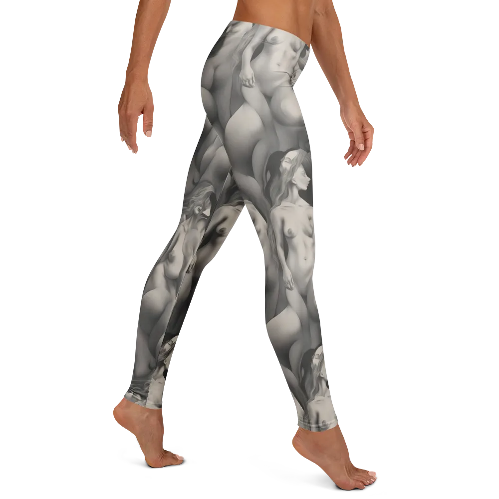 Silver Sirens on Leggings — Right