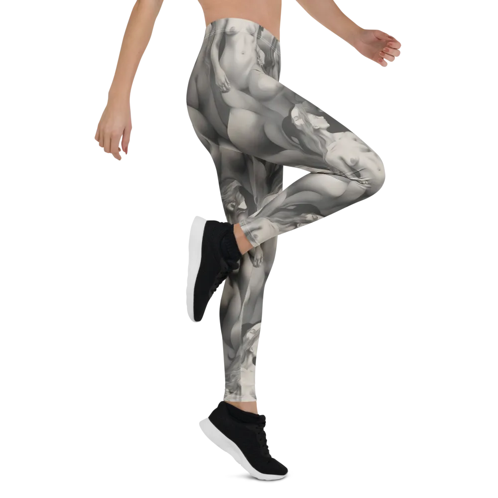 Silver Sirens on Leggings — Right