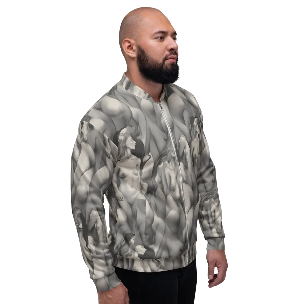 Silver Sirens on Bomber Jacket — Right
