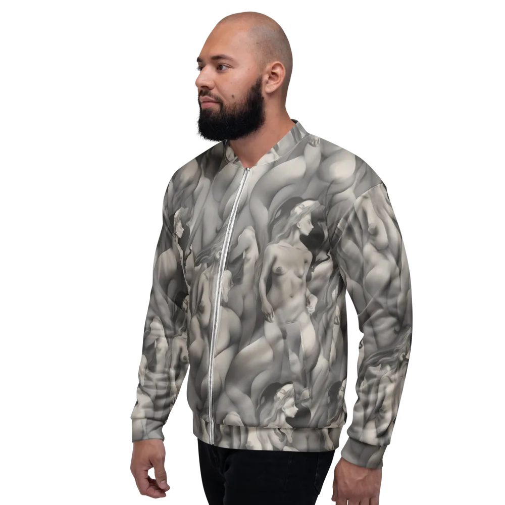 Silver Sirens on Bomber Jacket — Left