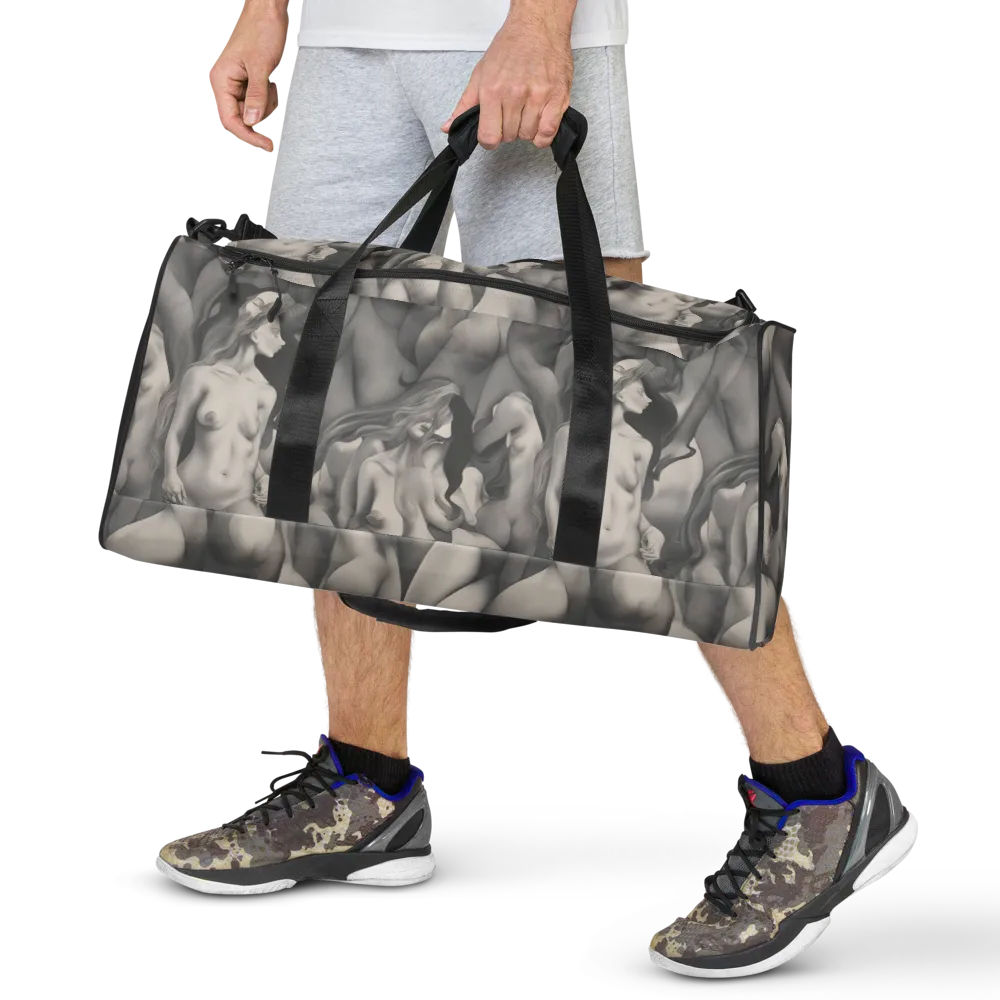 Silver Sirens on Duffle Bag — Front