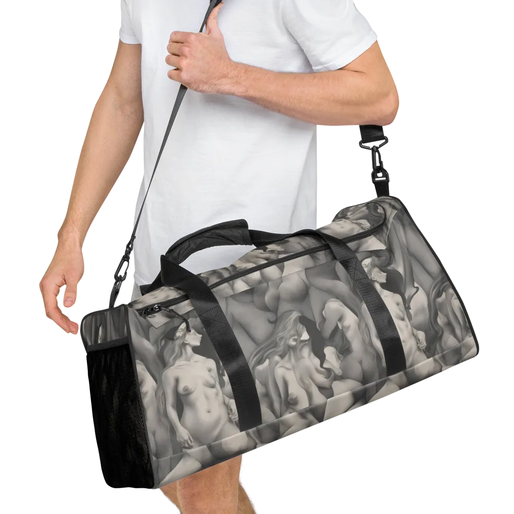 Silver Sirens on Duffle Bag — Right Front