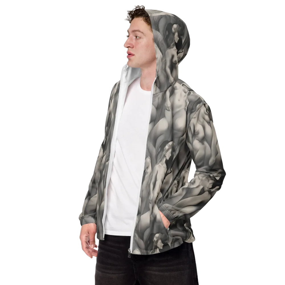 Silver Sirens on Men's Windbreaker — Left Front