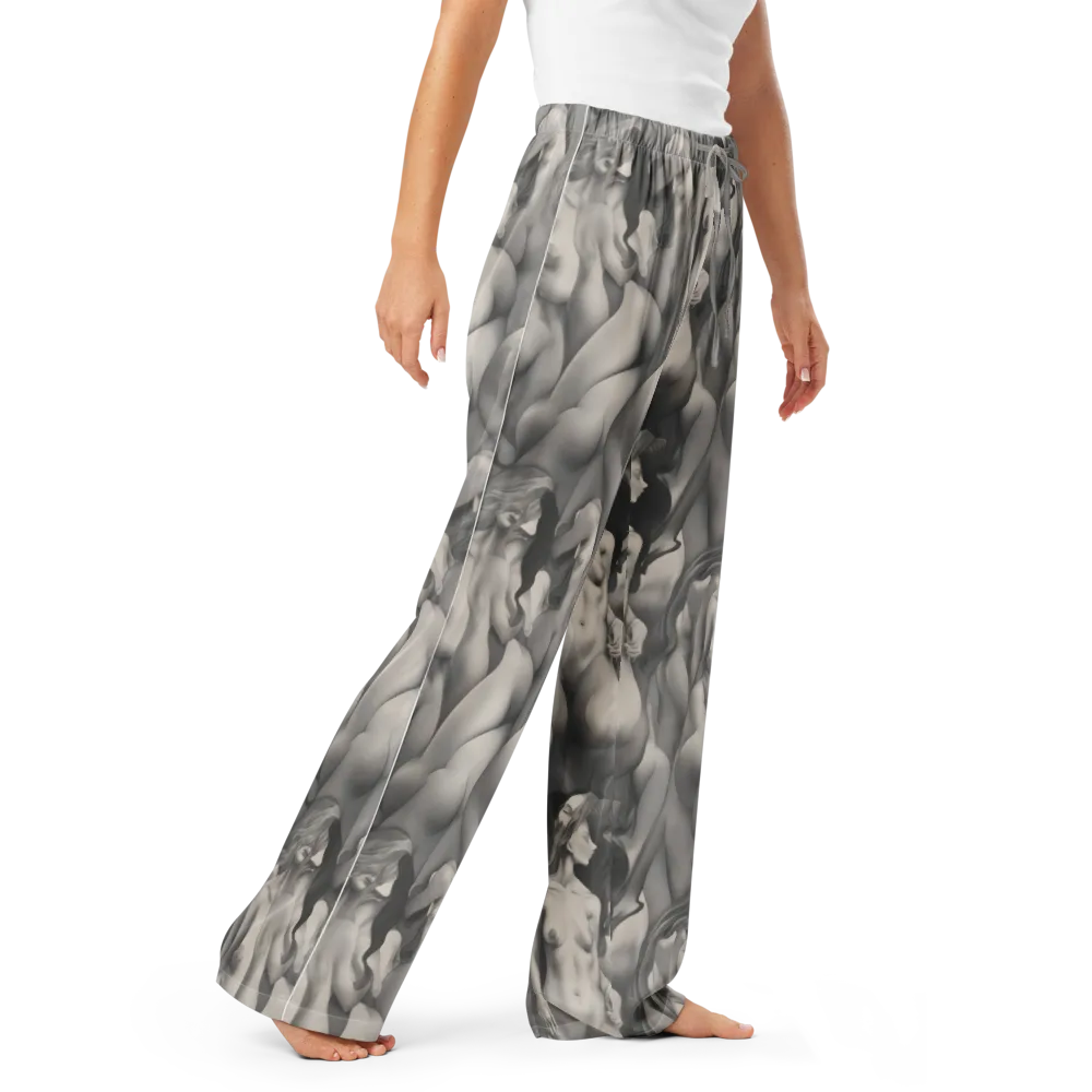 Silver Sirens on Women's Pajama Pants — Right Front