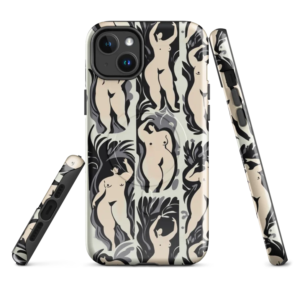 Ivory Figure Garden on MagSafe Tough Case for iPhone® — Front