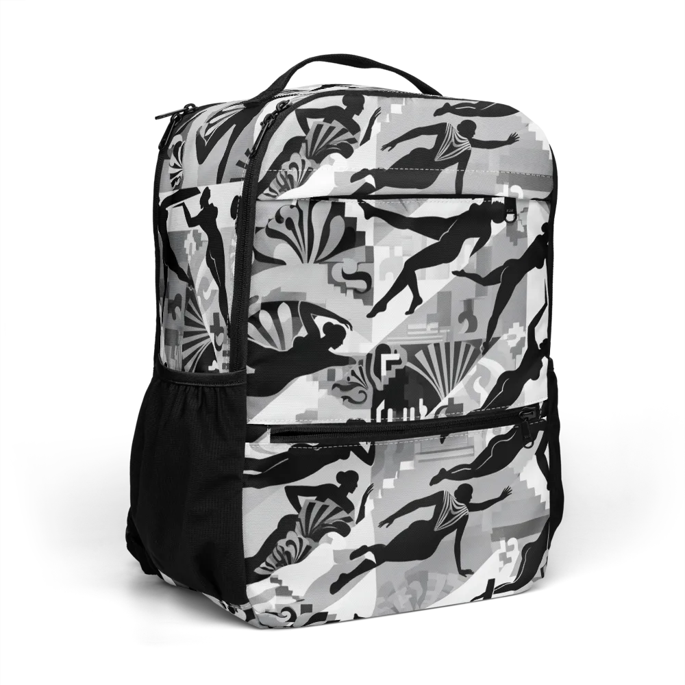 Deco Divers on Utility Backpack — Right Front