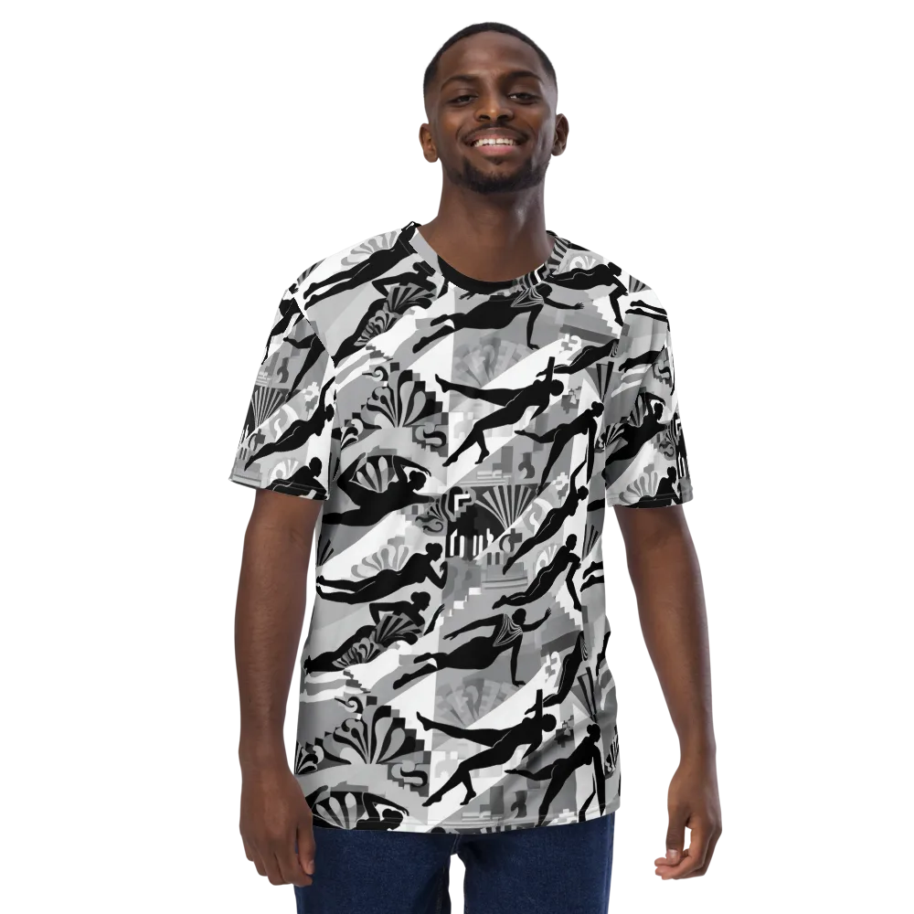 Deco Divers on Men's Crew Neck T-Shirt — Front