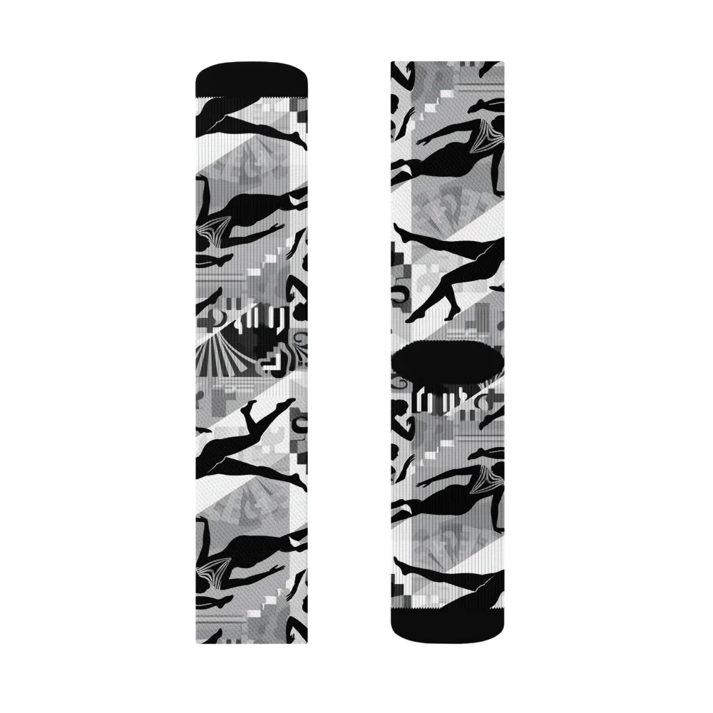 Deco Divers on Socks — Right Sock